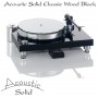 Acoustic Solid Classic Wood Black