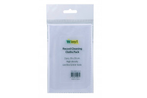 WINYL - RECORD CLEANING CLOTHS PACK - 2 ściereczki z mikrofibry, 30 X 30 cm (WMFC2X30)